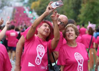 Imagen de la prueba Vigo contra el Cáncer celebrada en 2018