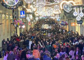 Imagen de la pasada Navidad de Vigo