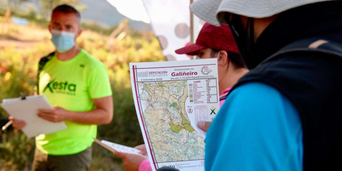 Actividad de orientación realizada en el Monte Galiñeiro // DEPUTACIÓN PONTEVEDRA
