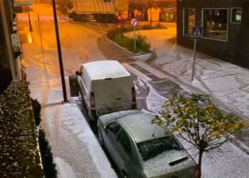 Granizada, esta semana en Vigo