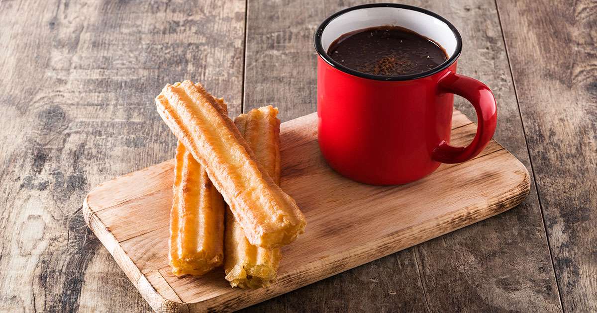 Spanish hot Chocolate with Churros