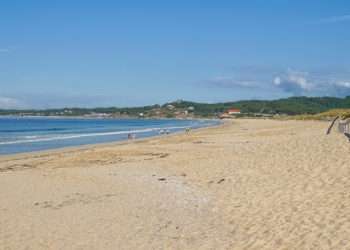 Vista de la playa de A Lanzada, en O Grove // iStock/AL-Travelpicture