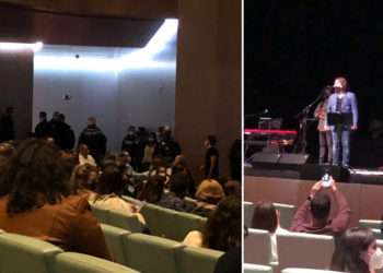 La Policía Local verificó el sábado que se cumplían todas las medidas sanitarias en el Auditorio Mar de Vigo