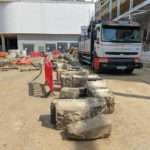 Montaje de la fachada // VigoVindeiro