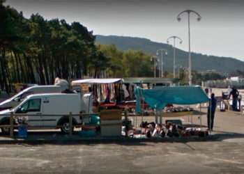 Imagen del mercadillo de Samil // GOOGLE