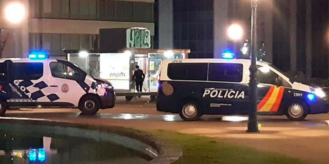 Imagen de Archivo de una actuación policial en Praza Portugal