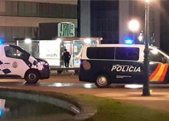 Imagen de Archivo de una actuación policial en Praza Portugal