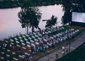 Imagen del cine al aire libre en Tui