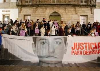 Concentración celebrada en Vigo ante el Museo MARCO // MARTA VÁZQUEZ / EUROPA PRESS