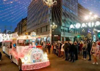 Tren de la Navidad de Vigo // MARTA VÁZQUEZ / EUROPA PRESS