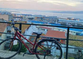 Voluntarios miden la contaminación mientras circulan en bicicleta //CONBICI