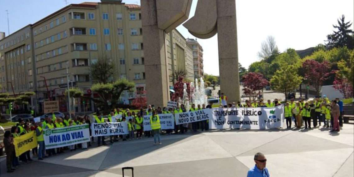 Protesta en Praza América // ECOLOXISTAS EN ACCIÓN