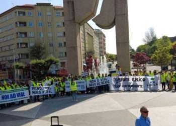 Protesta en Praza América // ECOLOXISTAS EN ACCIÓN