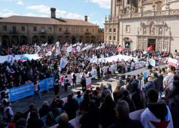 A manifestación tivo lugar en Santiago // EUROPA PRESS