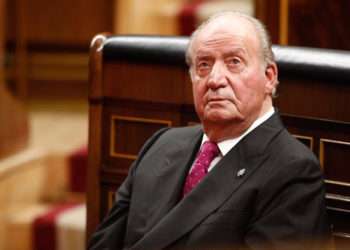 El rey emérito don Juan Carlos en el acto conmemorativo del 40º aniversario de la Constitución de 1978. // EDUARDO PARRA / EUROPA PRESS