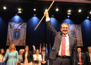 Toma de posesión de Caballero como alcalde en 2019