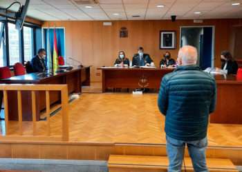 El condenado por tentativa de homicidio durante la vista // EUROPA PRESS