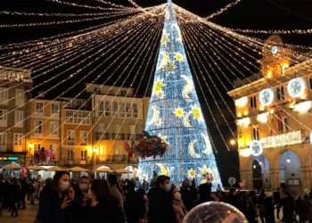 Árbol de Navidad de Ourense de hace dos años