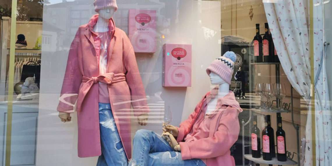 Campaña en el comercio local de la Ruta Rosa