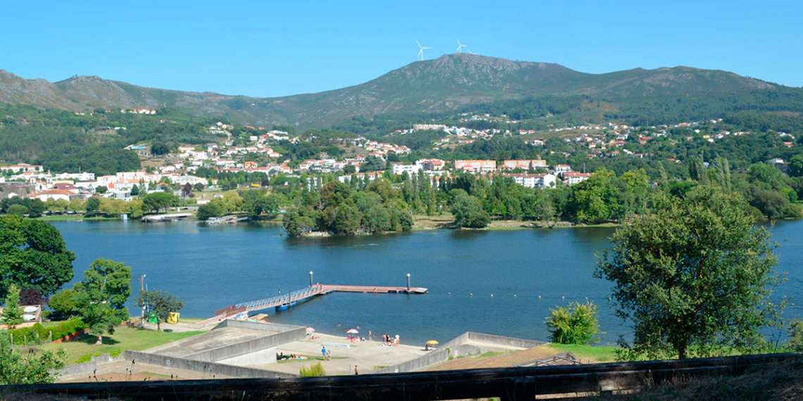 Zona de playa fluvial en el Espazo Fortaleza.