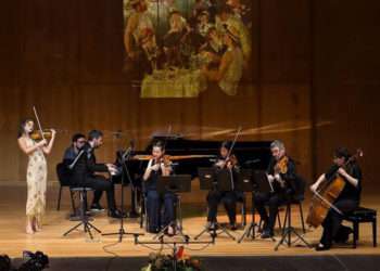 Foto de archivo de un concierto del ensemble de la Vigo 430 // Facebook Orquesta Vigo 430