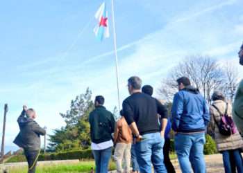 A 'estreleira' este sábado no Monte do Castro, Vigo // BNG VIGO