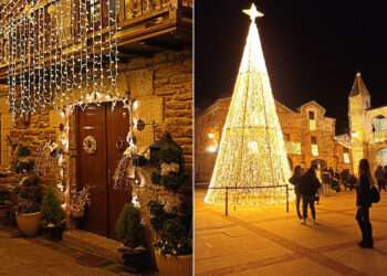 Luces de Navidad en Puebla de Sanabria // Oficina de Turismo de Zamora