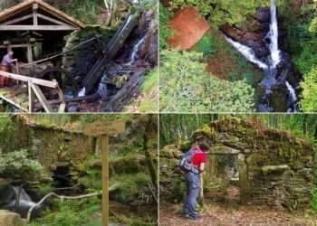 Ruta dos Muíños del río de As Gándaras // Turismo de Galicia y Concello Vilasantar