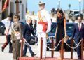 Felipe VI, la Reina Letizia y la Princesa Leonor presiden los actos del Carmen en la Escuela Naval de Marín