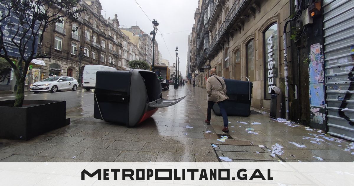 GALERÍA | Las imágenes más impactantes del paso del temporal Kirk por Vigo  (1/1)