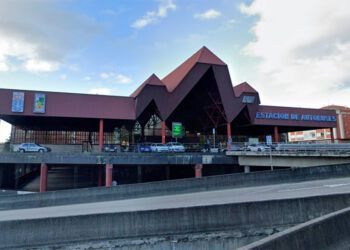 Imagen de la antigua estación de autobuses de Vigo // GOOGLE