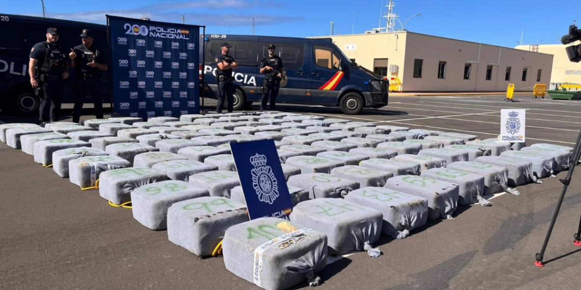 Cocaína incautada en una operación policial previa. Foto: Policía Nacional