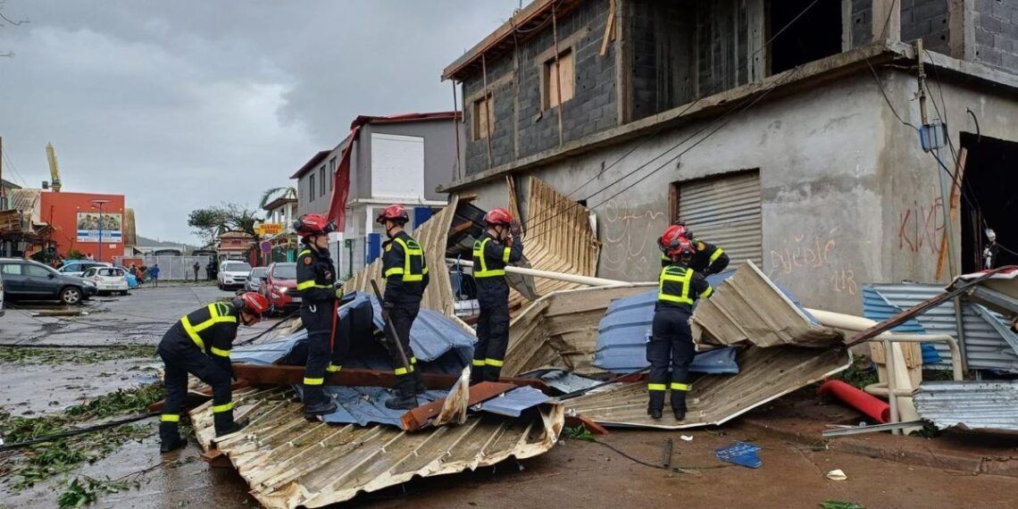 Paso del ciclón 'Chido' por Mayotte - SÉCURITÉ CIVILE