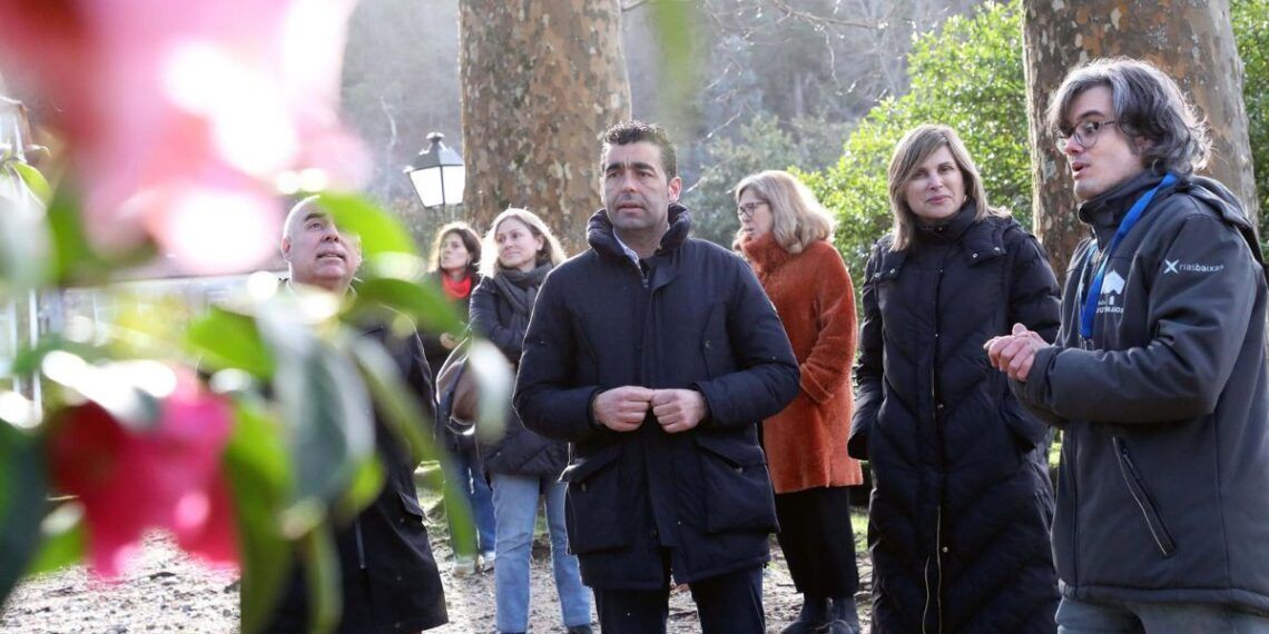 El presidente de la Diputación de Pontevedra, Luís López, visita el Castelo de Soutomaior. - DEPUTACION DE PONTEVEDRA