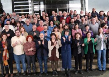 Foto de familia del BNG en el Consello Nacional. - BNG