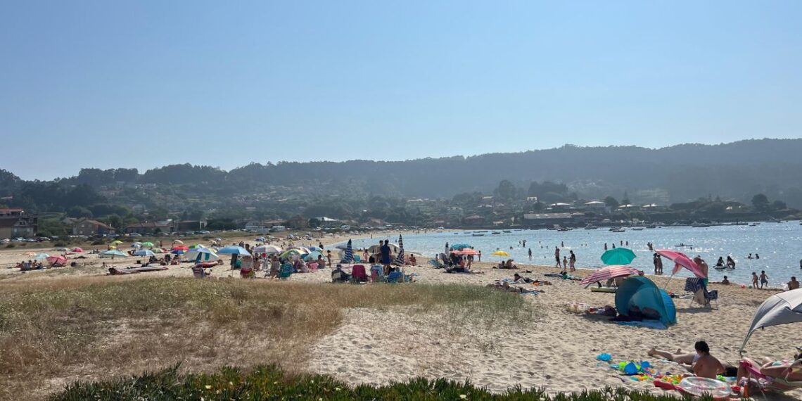 Playa de Vilariño. en Cangas