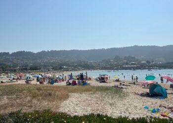 Playa de Vilariño. en Cangas