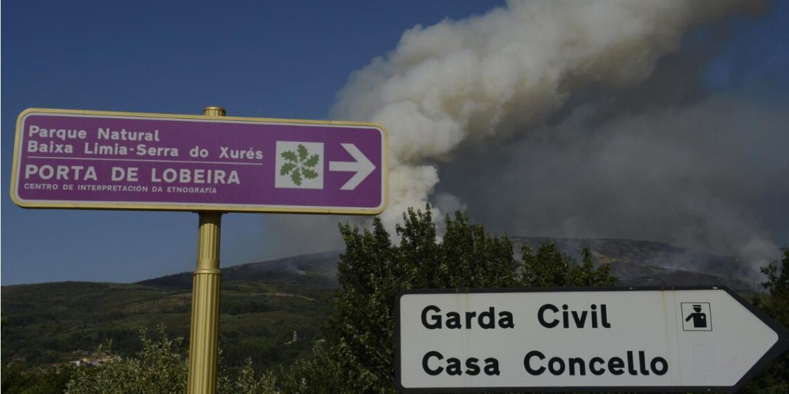 Incendio en el parque natural de Baixa Limia e Serra do Xurés (Rosa Veiga - Europa Press - Archivo)