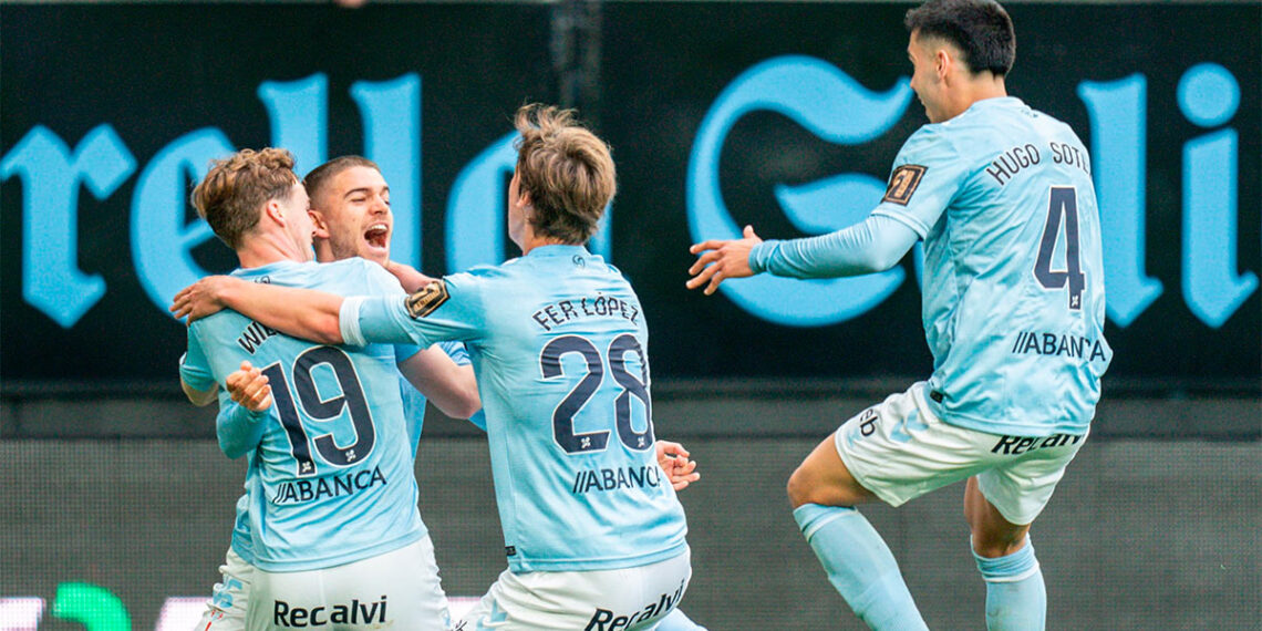 El Celta celebra su victoria ante el Betis // RC CELTA