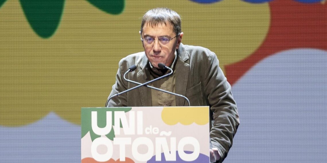 Archivo - El cofundador de Podemos Juan Carlos Monedero, en un acto. - A. Pérez Meca - Europa Press