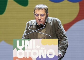 Archivo - El cofundador de Podemos Juan Carlos Monedero, en un acto. - A. Pérez Meca - Europa Press