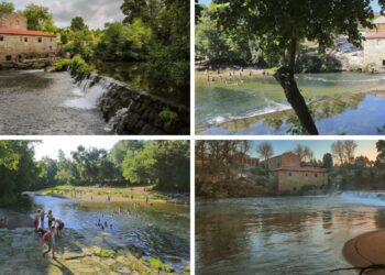 Praia Fluvial das Azenhas (Foto: CM Caminha).