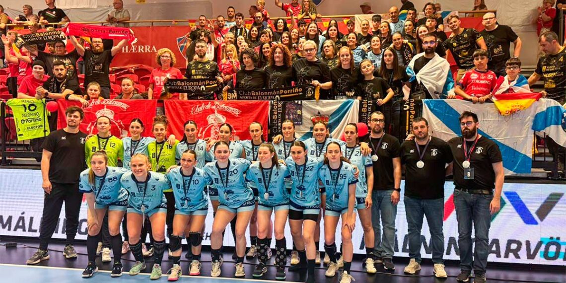El BM Porriño, subcampeonas de Europa // BM PORRIÑO