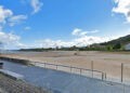 Playa de Camelle, con prohibición del baño