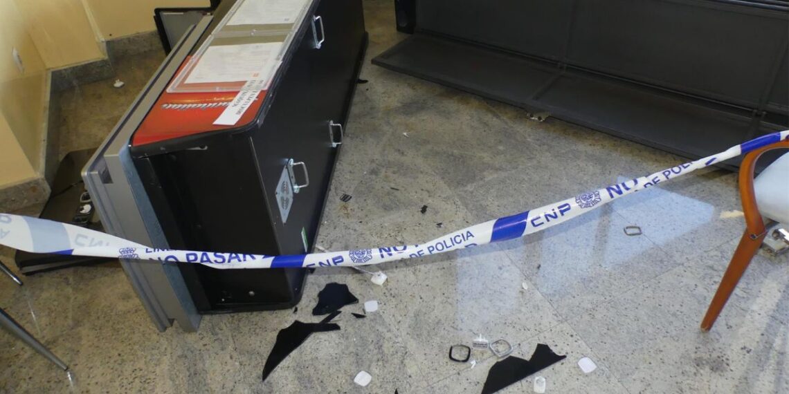 Imagen de uno de los robos.
- POLICÍA NACIONAL