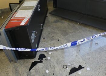 Imagen de uno de los robos.
- POLICÍA NACIONAL