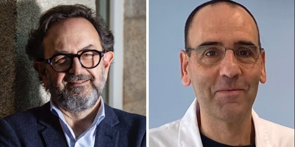 Los doctores Martín Emilio Lázaro Quintela (i) y Manuel Penín Álvarez (d). (Fotos: Sergas)