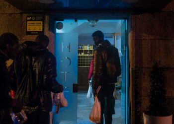 Migrantes procedentes de Canarias y desplazados a Galicia.
- Elena Fernández - Europa Press -