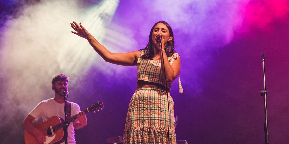 Carla Lourdes, durante una actuación // CARLA LOURDES