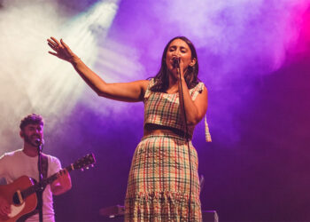 Carla Lourdes, durante una actuación // CARLA LOURDES